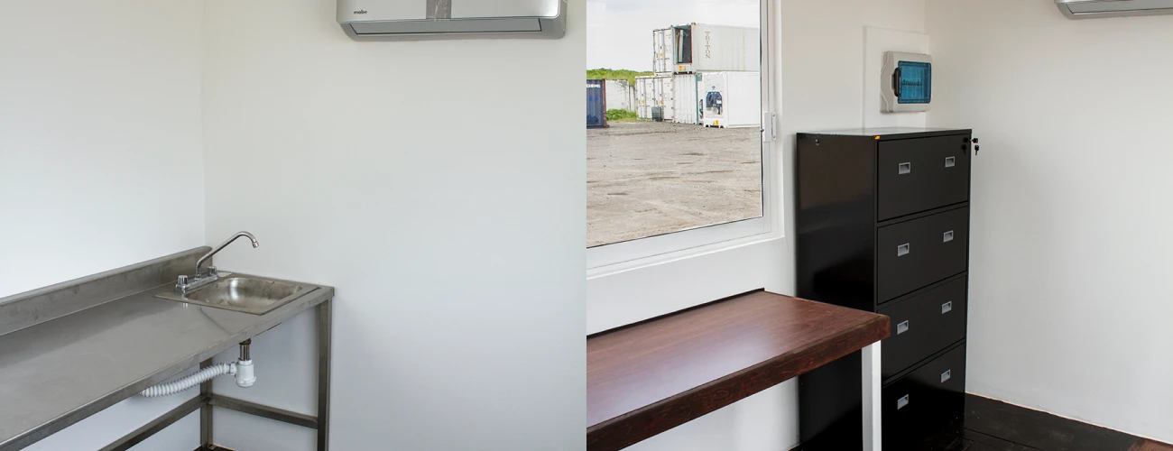 TAT – Oficina con enfoque en solución completa. 1×40 FT