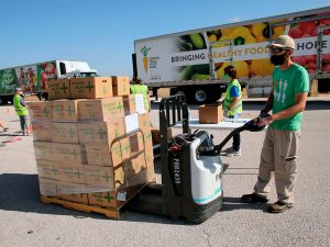 Almacenamiento de suministros en contenedores
