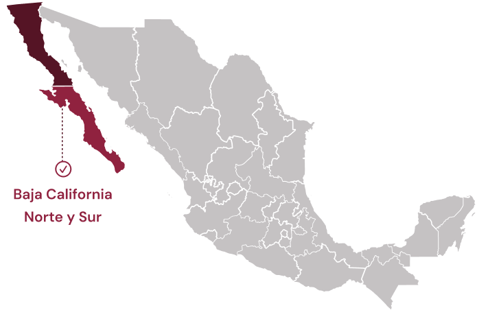 Mapa Baja California