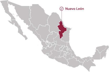 Mapa Nuevo León