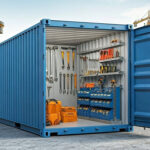 Soluciones modulares de almacenaje de Dracontainers con contenedores para uso industrial y logístico