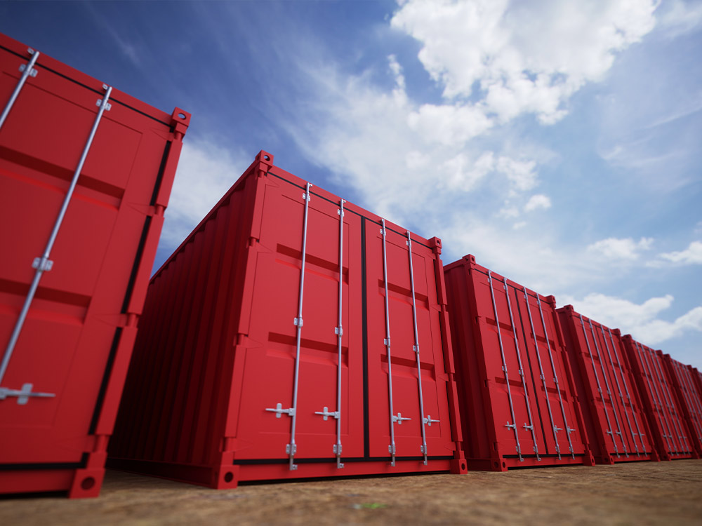 Soluciones modulares de almacenaje con contenedores