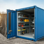 Contenedores para bodegas utilizados como almacenamiento seguro
