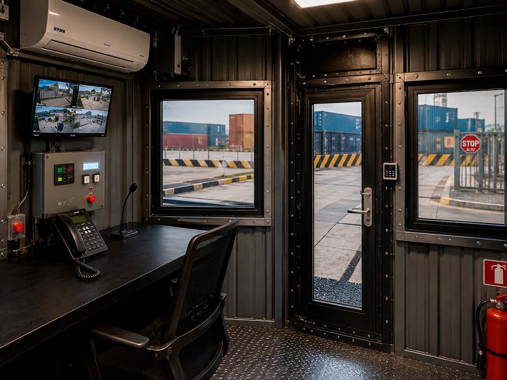 Bunkers modulares de alta seguridad hechos con acero corten.